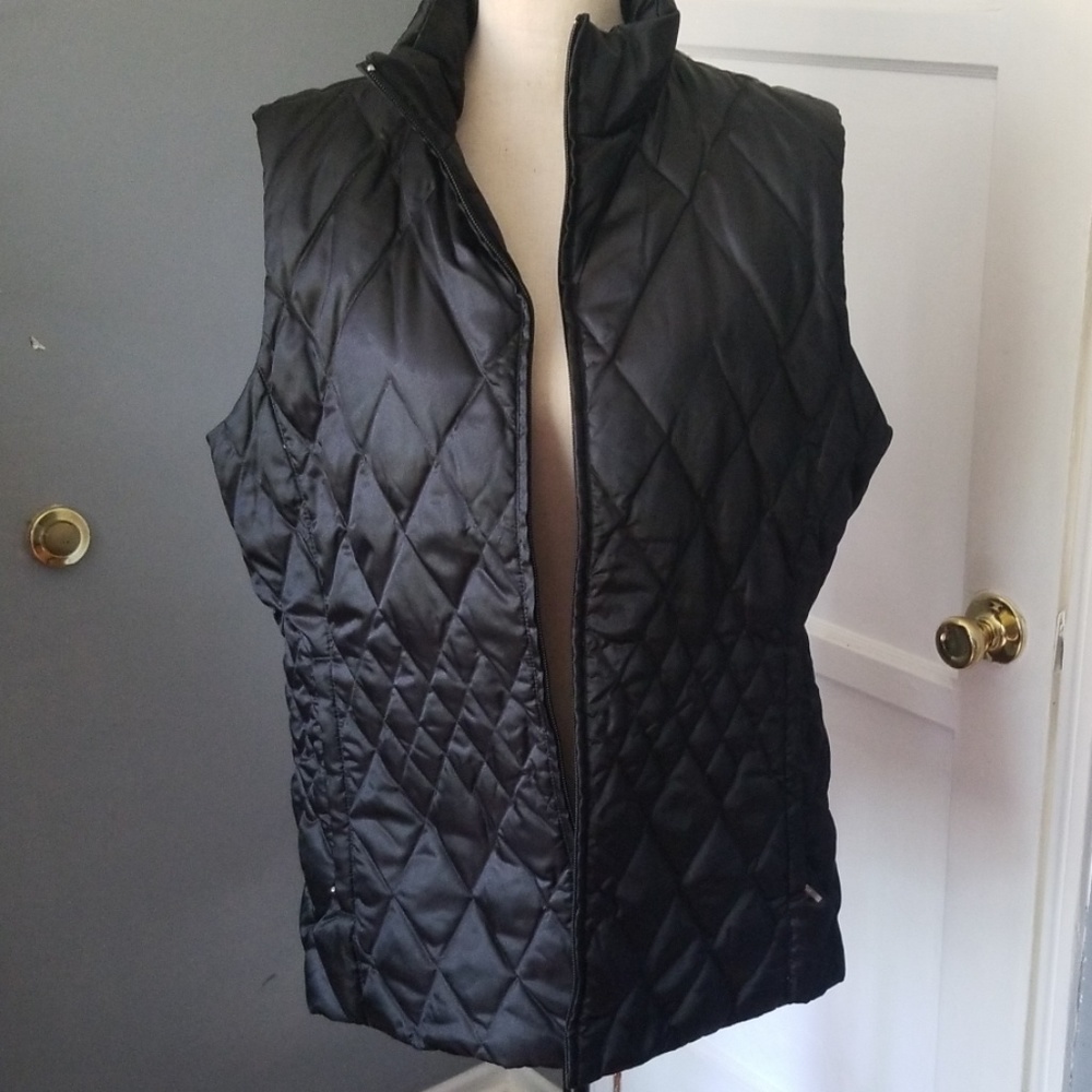 Quilted puffer vest with pockets size L